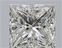Natural Diamond 1.20 Carats, Princess with  Cut, H Color, VS2 Clarity and Certified by GIA