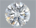 Natural Diamond 0.57 Carats, Round with Excellent Cut, H Color, VS2 Clarity and Certified by GIA