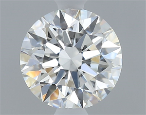 Picture of Natural Diamond 0.57 Carats, Round with Excellent Cut, H Color, VS2 Clarity and Certified by GIA