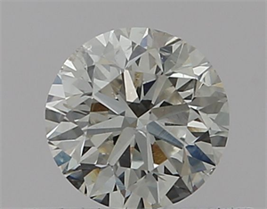 Picture of Natural Diamond 0.40 Carats, Round with Very Good Cut, H Color, SI2 Clarity and Certified by GIA