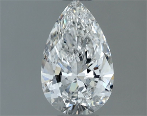 Picture of Natural Diamond 0.60 Carats, Pear with  Cut, E Color, SI2 Clarity and Certified by GIA