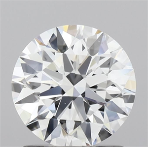 Picture of Lab Grown Diamond 1.30 Carats, Round with Ideal Cut, D Color, VS1 Clarity and Certified by IGI
