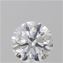 Natural Diamond 2.17 Carats, Round with Excellent Cut, D Color, IF Clarity and Certified by GIA