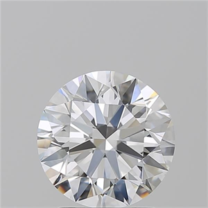 Picture of Natural Diamond 2.17 Carats, Round with Excellent Cut, D Color, IF Clarity and Certified by GIA