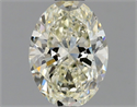 Natural Diamond 0.90 Carats, Oval with  Cut, K Color, VS2 Clarity and Certified by GIA