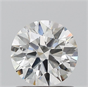 Diamante Natural 0.90 quilates, Redondo , Color H, claridad SI1 y certificado GIA