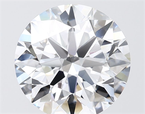 Picture of Lab Grown Diamond 3.54 Carats, Round with Ideal Cut, E Color, VVS2 Clarity and Certified by IGI
