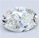 Diamante Natural 2.01 quilates, Ovalado , Color H, claridad VS1 y certificado GIA