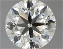 Diamante Natural 0.60 quilates, Redondo , Color L, claridad IF y certificado GIA