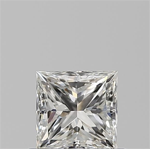 Picture of Natural Diamond 0.56 Carats, Princess with  Cut, G Color, VS2 Clarity and Certified by GIA