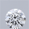 Diamante Natural 0.55 quilates, Redondo , Color H, claridad VVS2 y certificado GIA