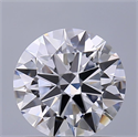 Lab Grown Diamond 1.00 Carats, Round with Excellent Cut, D Color, VVS2 Clarity and Certified by IGI