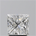 Natural Diamond 2.01 Carats, Princess with  Cut, F Color, SI2 Clarity and Certified by GIA