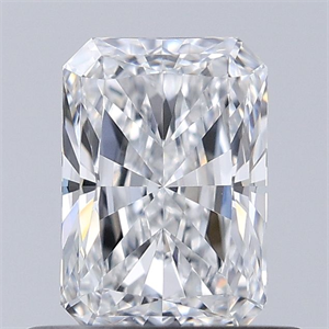 Picture of Natural Diamond 0.71 Carats, Radiant with  Cut, E Color, VVS2 Clarity and Certified by GIA