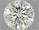 Natural Diamond 0.60 Carats, Round with Excellent Cut, K Color, IF Clarity and Certified by IGI