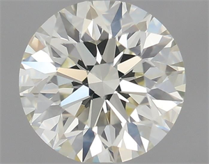 Picture of Natural Diamond 0.60 Carats, Round with Excellent Cut, K Color, IF Clarity and Certified by IGI