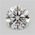 Lab Grown Diamond 8.03 Carats, Round with Ideal Cut, D Color, VS1 Clarity and Certified by IGI