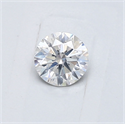 Diamante Natural 0.42 quilates, Redondo , Color F, claridad I1 y certificado GIA