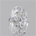Natural Diamond 0.51 Carats, Oval with  Cut, D Color, VS1 Clarity and Certified by GIA