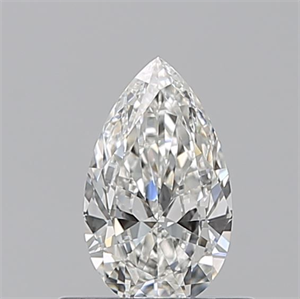 Foto Diamante Natural 0.50 quilates, De pera , Color G, claridad VVS1 y certificado GIA de