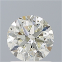 Diamante Natural 1.00 quilates, Redondo , Color K, claridad SI2 y certificado GIA
