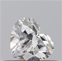 Natural Diamond 0.43 Carats, Heart with  Cut, D Color, VS2 Clarity and Certified by GIA