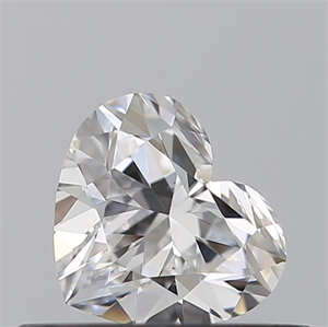 Picture of Natural Diamond 0.43 Carats, Heart with  Cut, D Color, VS2 Clarity and Certified by GIA