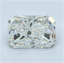 Diamante Natural 3.01 quilates, Radiante , Color F, claridad SI2 y certificado GIA