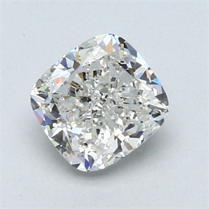 Picture of Natural Diamond 1.04 Carats, Cushion with  Cut, I Color, I1 Clarity and Certified by GIA