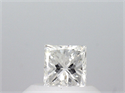 Diamante Natural 0.42 quilates, Princesa , Color F, claridad VS2 y certificado GIA