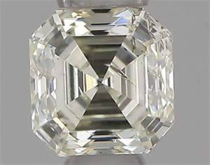 Picture of Natural Diamond 0.31 Carats, Asscher with  Cut, I Color, SI2 Clarity and Certified by IGI