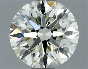 Picture of Natural Diamond 1.00 Carats, Round with Excellent Cut, K Color, VVS1 Clarity and Certified by IGI
