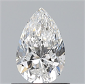 Natural Diamond 0.67 Carats, Pear with  Cut, E Color, VVS2 Clarity and Certified by GIA