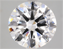 Lab Grown Diamond 3.02 Carats, Round with Ideal Cut, E Color, VS1 Clarity and Certified by IGI