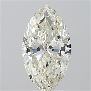 Picture of Natural Diamond 3.01 Carats, Marquise with  Cut, I Color, SI1 Clarity and Certified by IGI
