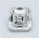 Natural Diamond 1.51 Carats, Asscher with  Cut, G Color, VS2 Clarity and Certified by GIA