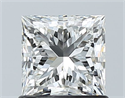 Natural Diamond 1.01 Carats, Princess with  Cut, G Color, SI1 Clarity and Certified by GIA