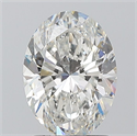 Natural Diamond 1.50 Carats, Oval with  Cut, G Color, SI2 Clarity and Certified by GIA