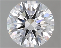 Lab Grown Diamond 1.10 Carats, Round with Excellent Cut, D Color, VS1 Clarity and Certified by IGI