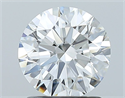 Natural Diamond 1.34 Carats, Round with Excellent Cut, F Color, VVS1 Clarity and Certified by GIA