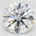 Lab Grown Diamond 5.05 Carats, Round with Excellent Cut, D Color, VVS1 Clarity and Certified by GIA