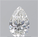 Diamante Natural 0.70 quilates, De pera , Color H, claridad VS2 y certificado GIA