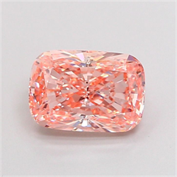 Picture of Lab Grown Diamond 2.03 Carats, CUSHION MODIFIED with  Cut, Fancy Intense Pink Color, VVS2 Clarity and Certified by IGI