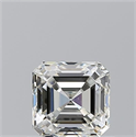 Natural Diamond 0.90 Carats, Asscher with  Cut, J Color, VS2 Clarity and Certified by GIA
