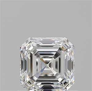 Foto Diamante Natural 0.81 quilates, Asscher , Color E, claridad VVS2 y certificado GIA de