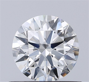 Picture of Natural Diamond 0.57 Carats, Round with Excellent Cut, G Color, SI1 Clarity and Certified by GIA