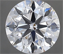 Diamante Natural 1.40 quilates, Redondo , Color E, claridad VVS1 y certificado GIA