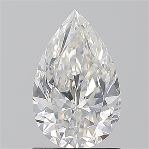 Picture of Natural Diamond 1.20 Carats, Pear with  Cut, F Color, SI2 Clarity and Certified by GIA