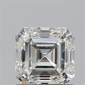 Picture of Natural Diamond 1.01 Carats, Asscher with  Cut, I Color, VS2 Clarity and Certified by IGI
