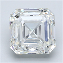 Diamante Natural 2.40 quilates, Asscher , Color H, claridad VS1 y certificado GIA